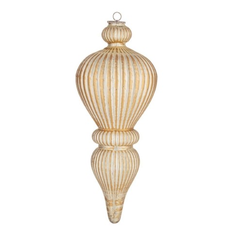 PENDAGLIO VETRO EMILIAN GOCCIA ORO H.51